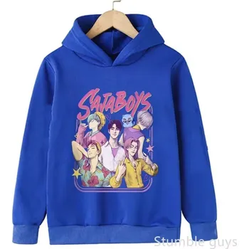 Chlapecký svetr KPop Demon Hunters (Lovkyně démonů) KPop Demon Hunters dětská mikina s potiskem Saja Boys (2) - mix barev Barva: modrá, Velikost: 120