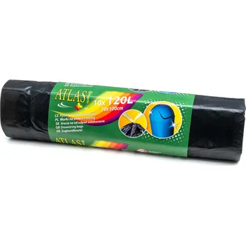 Pytle na odpadky Pytle na odpadky 120 L 10ks/role - zatahovací 35 mikronů