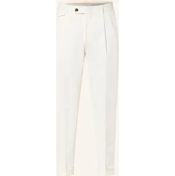 Pánské kalhoty Windsor. Pánské Chino Kalhoty Sapo Shaped Fit, bílá, 58