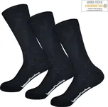 Bambusové ponožky Benyson černé 3ks Velikost: EU 35-40 (UK 2-7)