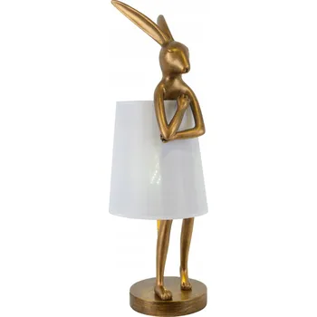 Lampička Yaskr Stolní lampa Zajíček Haas M Zlatá TL0107-M