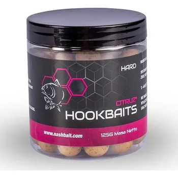 Návnadová surovina NASH - Tvrzené boilie Hard Hookbaits Citruz 24 mm 175 g