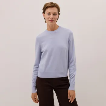 Dámský svetr Reserved - Svetr z vlny merino - světle modrá - 762GL-50X - 762GL-50X-XS