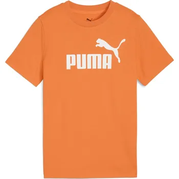 Dětské Tričko s krátkým rukávem PUMA ESS NO. 1 LOGO TEE B 68490626 – Oranžová 140