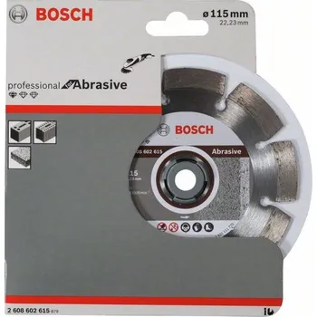 Řezný kotouč BOSCH Diamantový dělicí kotouč Standard for Abrasive Professional (2608602615)