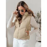 Dámská vesta DSTREET BÉŽOVÁ XL