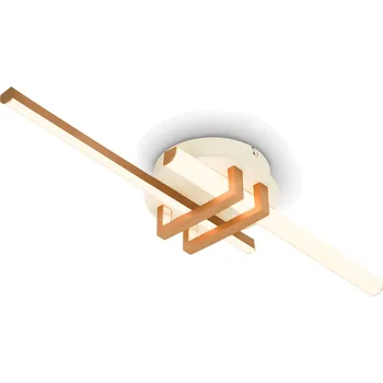 Briloner LED stropní svítidlo (Tyč ze 2, Káva, Teplá šedá)