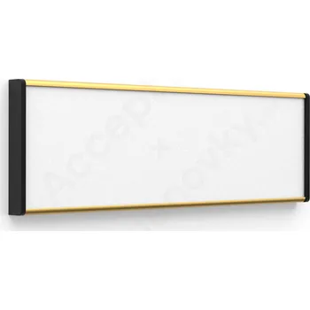 Informační tabulka Zlatá&nbsp;dveřní tabulka&nbsp;ACS&nbsp;o velikosti&nbsp;187 x 62 mm&nbsp;s&nbsp;zásuvným systémem