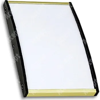Informační tabulka Zlatá dveřní tabulka Plato Plus 120&nbsp;o velikosti&nbsp;75 x 120 mm