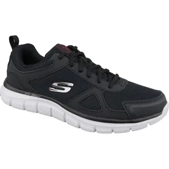 Pánská obuv Černé pánské tenisky Skechers Track-Scloric 52631-BKRD Velikost: 43