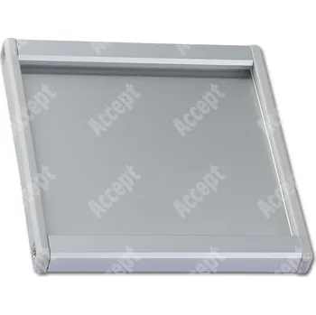 Informační tabulka Stříbrná dveřní tabulka Klassik Plus 087 o velikosti&nbsp;75 x 87 mm