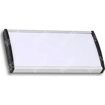 Informační tabulka Stříbrná dveřní tabulka Plato Plus 050 o velikosti 105 x 50 mm