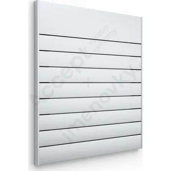 Informační tabulka Stříbrná&nbsp;dveřní tabulka&nbsp;SlimSlatz&nbsp;o velikosti&nbsp;187 x 205 mm&nbsp;s&nbsp;nezásuvným systémem