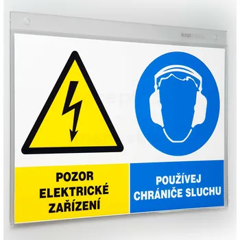 Informační tabulka Plexi kapsa A4 na šířku - rozměr 305 x 235 mm