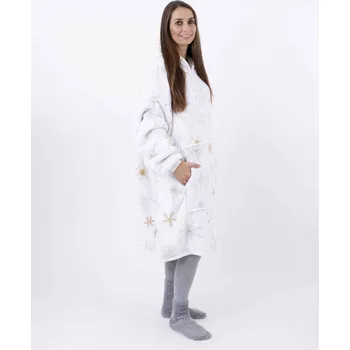 Dámská mikina Beránková mikina mikroplyš – Frozen bílé velikost L