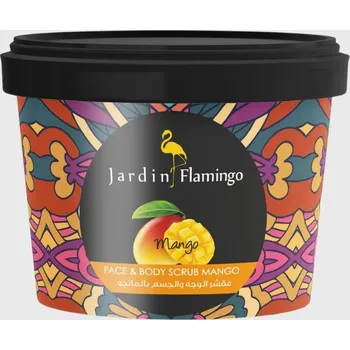 Tělový peeling Jardin Flamingo Mango Face & Body Scrub peeling na tělo a obličej 400 g
