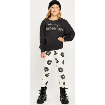 Dívčí kalhoty Sinsay - Souprava mikiny a legín - vícebarevná - 535AF-MLC - 535AF-MLC-98