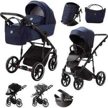 Kočárek Kombinovaný kočárek Adamex Mobi 2025 Barevná kombinace: světle modrá