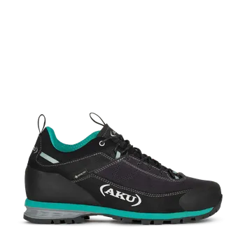 Dámská treková obuv AKU LINK GTX - dámská kožená - šedá/zelená Velikost: 42.5