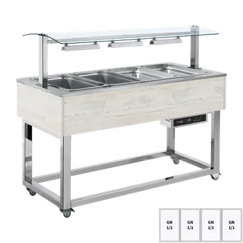 Bufet vyhřívaný, vodní REDFOX ES RED+ 4H Hemlock