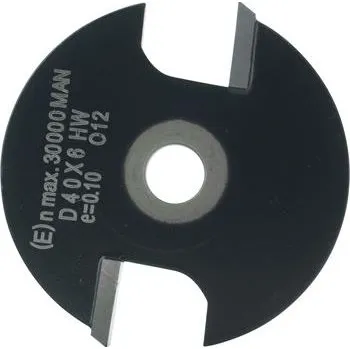 Řezný kotouč ENT kotoučová drážkovací fréza HW bez frézovacího vřetena 40 x 6 mm