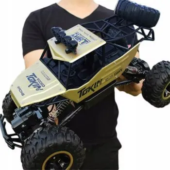 RC model auta VELKÉ AUTO NA DÁLKOVÉ OVLÁDÁNÍ RC TERÉNNÍ MONSTER 4x4 KOVOVÉ LED