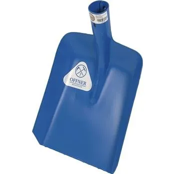 Lopata OFFNER plechová lopata s okrajem bez násady vel. 340 x 280 mm