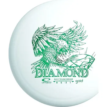 Disc golf Latitude 64° Gold Diamond 159g Bílá
