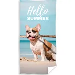 Froté osuška Buldoček u moře