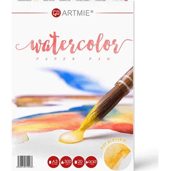 Blok Blok akvarelových papírů ARTMIE hot press