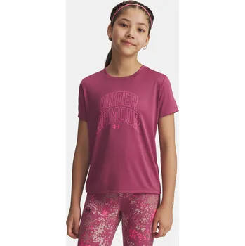 Dívčí tričko Dívčí tričko Under Armour Tech Varsity Graphic SS-RE 6007917-659 Červená YMD