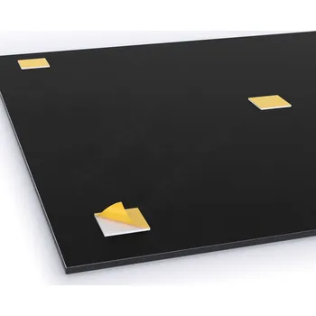 Informační tabulka Označení podlaží - číslo "7" (300 x 300 mm) - černá tabulka - bílý popis