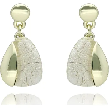 Náušnice Yvon Náušnice s bílou pryskyřicí z kolekce ECLIPSE