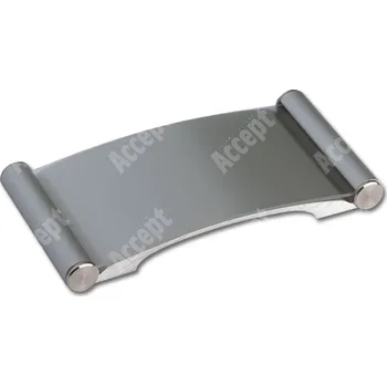 Informační tabulka Stříbrná dveřní tabulka Plato 090 o velikosti&nbsp;50 x 90 mm