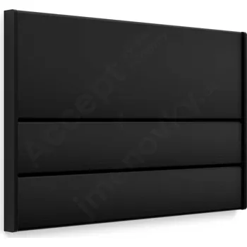 Informační tabulka Černá dveřní tabulka&nbsp;ACS&nbsp;o velikosti&nbsp;187 x 125 mm&nbsp;s&nbsp;nezásuvným systémem