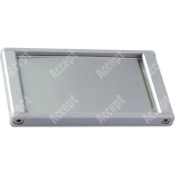 Informační tabulka Stříbrná dveřní tabulka Klassik Plus 103 o velikosti 50 x 103 mm