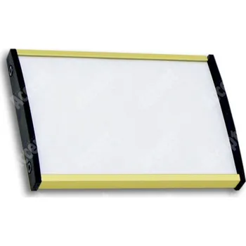 Informační tabulka Zlatá dveřní tabulka Plato Plus 075&nbsp;o velikosti&nbsp;105 x 75 mm