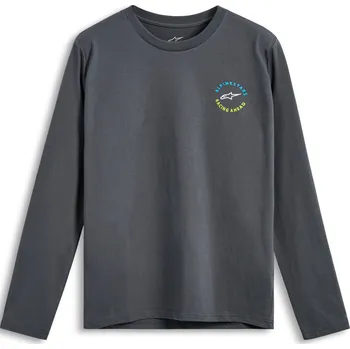 Pánské tričko Tričko s dlouhým rukávem Alpinestars True CSF šedé