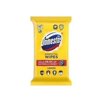 Dětský vlhčený ubrousek Čisticí ubrousky, citrón, 60ks, DOMESTOS,rychlé dodání