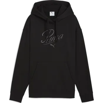 Dámská mikina Dámská Mikina PUMA ESS SCRIPT COMFORT HOODIE FL 68807201 – Černá XS