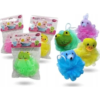 Houbička na mytí se síťkou pro děti