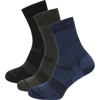 Pánské ponožky Pánské ponožky Warg Merino Hike M 3-pack Velikost ponožek: 39-42 / Barva: mix1