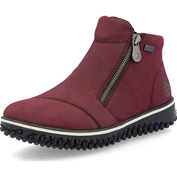 Dámské kozačky Dámská kotníková obuv RIEKER Z4265-35 červená W5 42