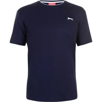 Pánské tričko Slazenger tričko s kulatým výstřihem modré Barva: Modrá, Velikost: XL