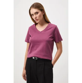 Pánské oblečení Bavlněné tričko Medicine RW25-TSD055 fialová 48X, vel. S