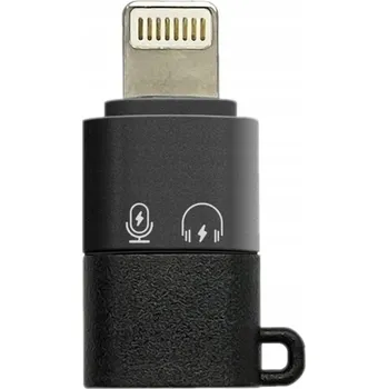 Datový kabel ADAPTÉR USB-C NA LIGHTNING PRO MIKROFON A NABÍJENÍ