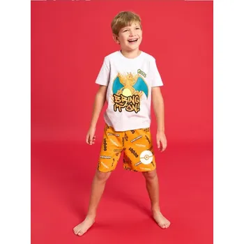 Chlapecké spodní prádlo Sinsay - Dvoudílné pyžamo Pokémon - šedá - 235EV-09M - 235EV-09M-128