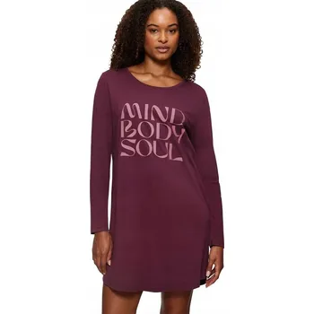 Dámská noční košile Noční košile Triumph s dlouhým rukávem do poloviny stehen, velikost 40