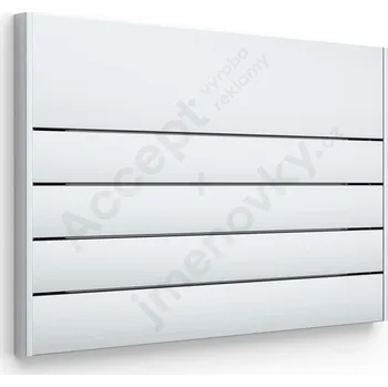 Informační tabulka Stříbrná&nbsp;dveřní tabulka&nbsp;SlimSlatz&nbsp;o velikosti&nbsp;187 x 125 mm&nbsp;s&nbsp;nezásuvným systémem