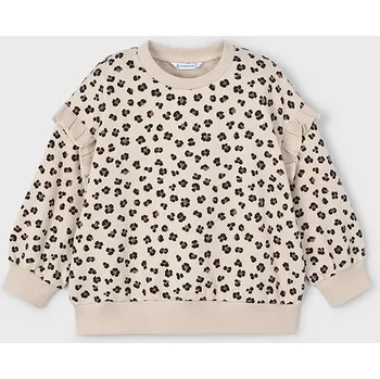 Dívčí mikina Mikina přes hlavu s volánky zvířecí motiv MINI Mayoral velikost: 122